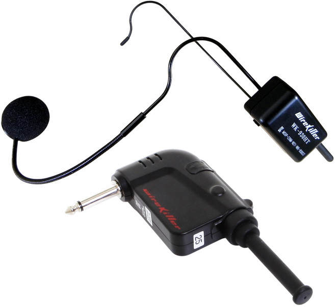 별도의 벨트펙이 필요없는 국산 넥스컴 충전식 보컬용 공연용 행사용 헤드셋 무선마이크 WK930HT-V