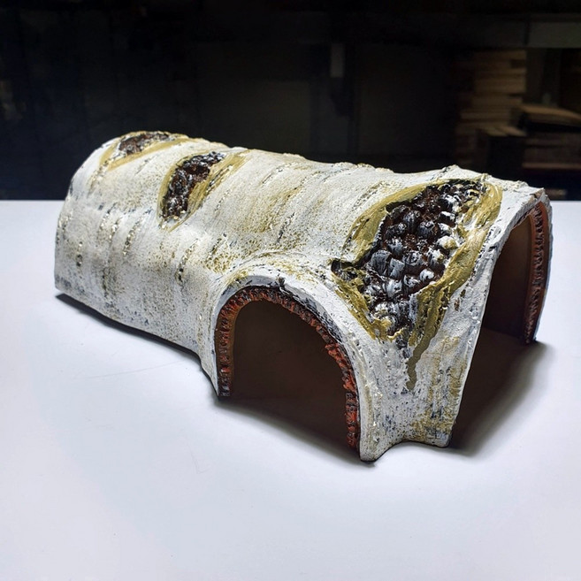 나무형 은신처 레오파드게코 은신처 도마뱀 은신처 크레스티드게코 은신처 (소) (중) (대), 1개