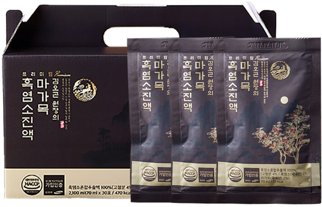 [AC-Mall] 프리미엄 원료 마가목 배합 흑염소 농축 건강즙/김오곤 원장의 프리미엄 마가목흑염소 진액/ 부드러운 풍미 간편 음용 전통 원료 사용