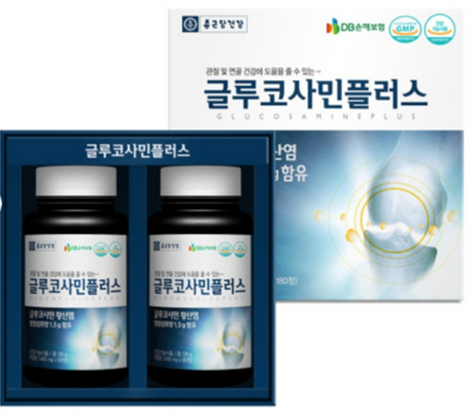 종근당건강 글루코사민황산염 관절/연골건강도움 글루코사민플러스180정, 180개, 1개