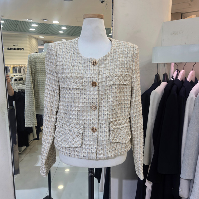 JJ JIGOTT 체크트위드숏자켓(GP4N0JK471)_BP