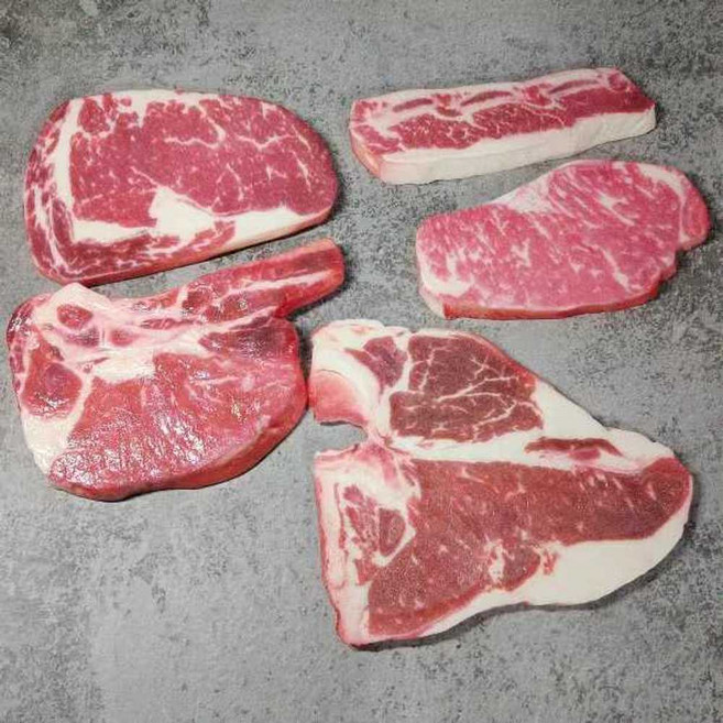 고기모형 가짜 육류 생고기 정육점 소품 소고기 전시, 17.5x11.5x1.3cm 와규 스테이크