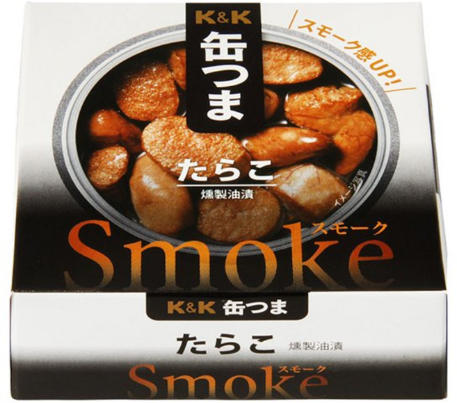 K&K 缶つま 煙燻明太子罐頭, 50g, 1個