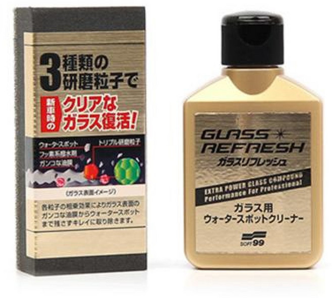 글라코 G73 고성능 자동차 유막 제거제 소프트99 앞유리 유막제거 80ml, 1개