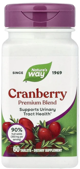 네이처스웨이 크랜베리 프리미엄 블렌드 Nature's Way Cranberry Premium Blend 60정, 1개 - 쿠팡