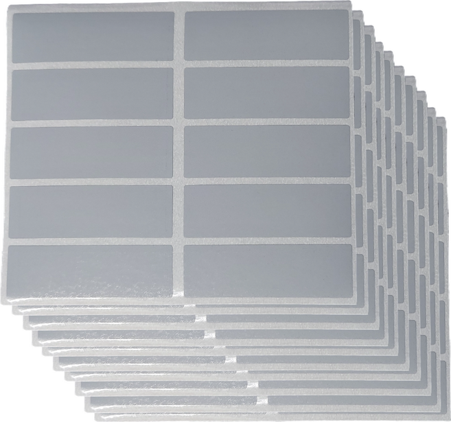 100pcs 플래그잇 실버 스크래치 필름 스크래치 카드 코팅, 100피스