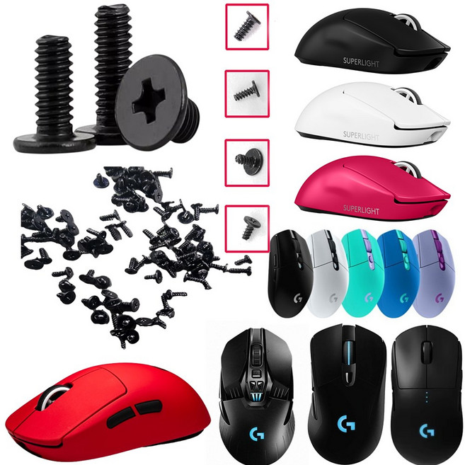 로지텍 마우스 나사 부품 호환부품 나사 /지프로 지슈라1지슈라2지슈라3 g102 g703 g903 g502 g403 g603 g703등등, 로지텍 마우스 나사-B-1개