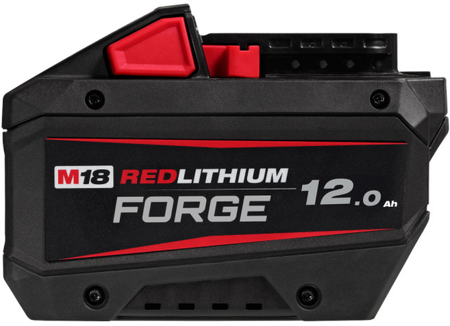 밀워키 배터리 18V 12.0Ah FORGE 리튬이온 M18 FB12, 1개, 블랙
