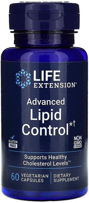 라이프익스텐션 Life Extension Advanced Lipid Control 60 Vegetarian Capsules 500 mg per Capsule, 라이프익스텐션 Life Extension, Advanc, 1개, 60정 - 쿠팡