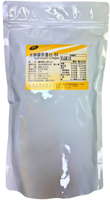 協乘 水解膠原蛋白粉, 1個, BF 430g（魚鱗 Fish）