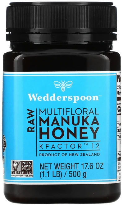 몸관리하세요 겨울입니다 Wedderspoon 무가공 마누카 잡화꿀 KFactor 12 500g(1.1lbs) 특별관리진행, 500g, 1 - 쿠팡