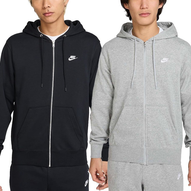 NIKE 男 NK CLUB FT FZ HOODIE 運動外套