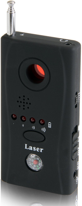 CHICHIAU 2合1紅外線反偷拍偵測器 有線無線針孔鏡頭掃描器, 黑色, 1個