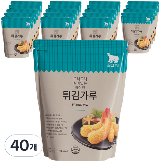곰표 튀김가루, 500g, 40개
