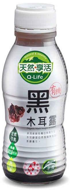 Q-Life 享活 黑糖黑木耳露 植物燕窩, 10個, 1組可超取, 350L