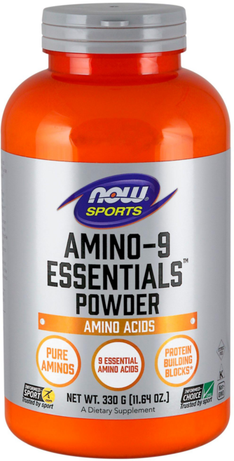 나우푸드 아미노-9 에센셜 파우더 글루텐 프리, 1개, 330g