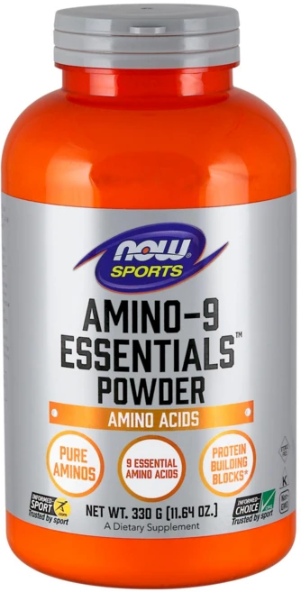 나우푸드 아미노-9 에센셜 파우더 글루텐 프리, 1개, 330g - 쿠팡
