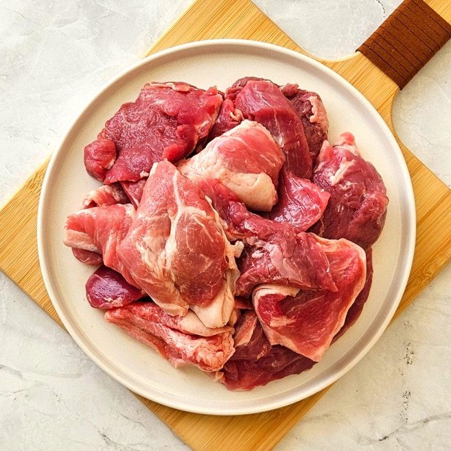 [한림맛집] 제주백정 제주 흑돼지 뒷고기 잡육(냉장), 1개, 3kg