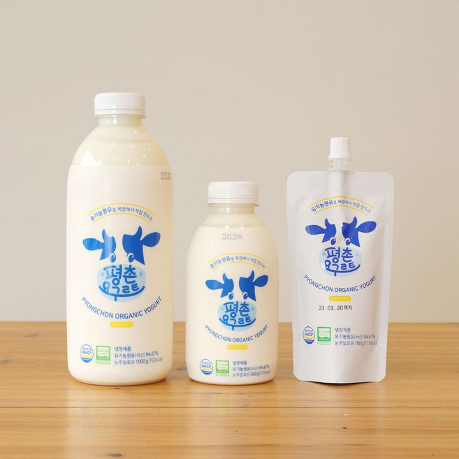 유기농 요거트 평촌 요구르트 목장에서 직접 만든 목장 직송 오전 주문 발송, 10개