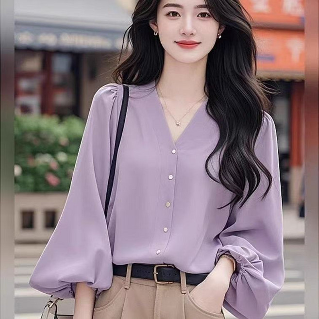 루스리더 여성 슬림핏 럭셔리 패션 셔츠 M628