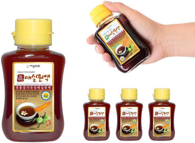 매실락원 유기농매실로 만든 진매실원액 휴대용 150ml