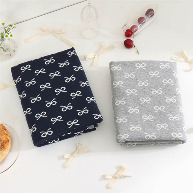 패션스타트 맨투맨 후드 티셔츠 스커트 워싱 코튼 면 혼방 자카드 니트 다이마루 보니리본 원단 천, 1개, 01) 멜란지그레이