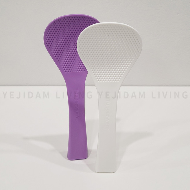 타파웨어 스탠딩주걱 2개세트 밥주걱 조리용 가정용, 퍼플&화이트, 1세트