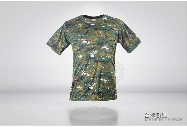 RST 紅星 國軍數位迷彩排汗短袖T恤, M號