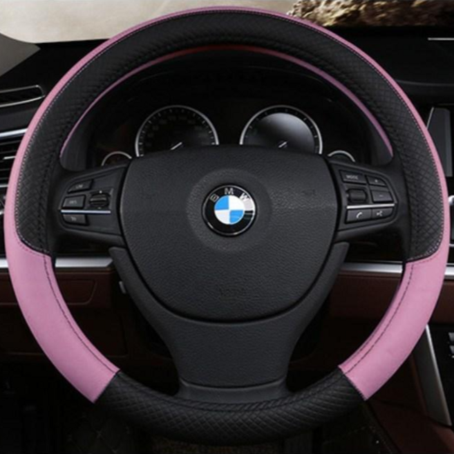 아망디에 논슬립 핸들커버 프리미엄 재질, 핑크