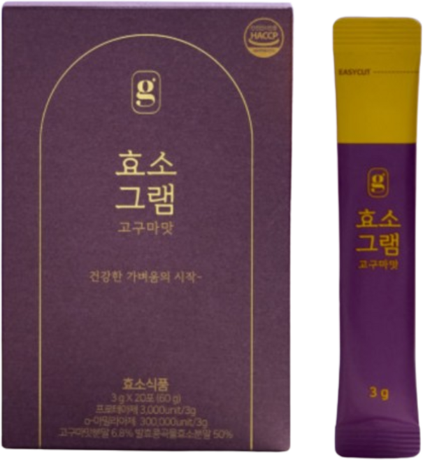 효소그램 고구마맛, 60g, 2개