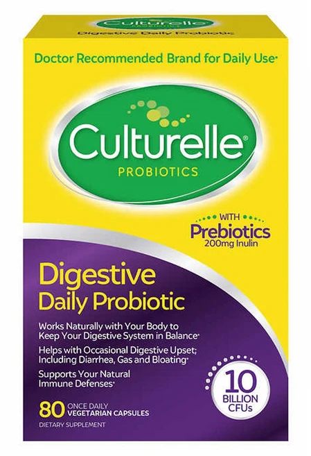 Culturelle 컬처렐 유산균 성인용 80정 배지캡슐 Digestive Health Probiotic, 1개 - 쿠팡