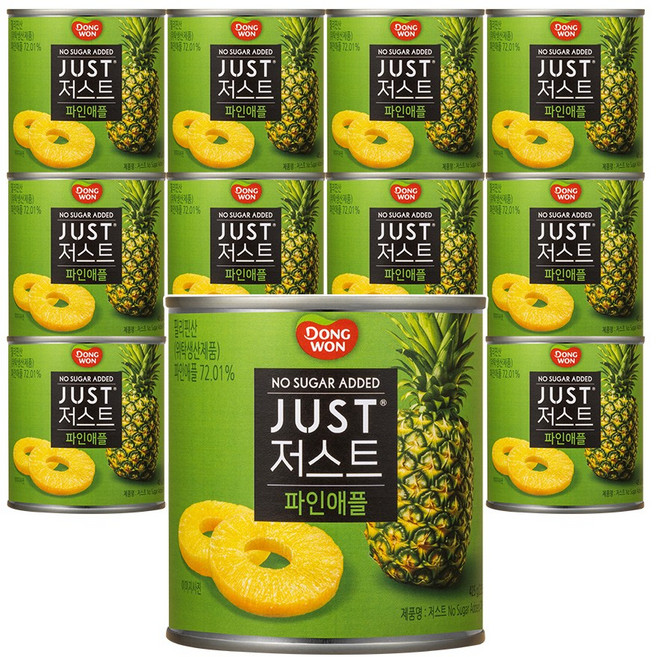 동원 저스트 파인애플 425g (12캔), 12개