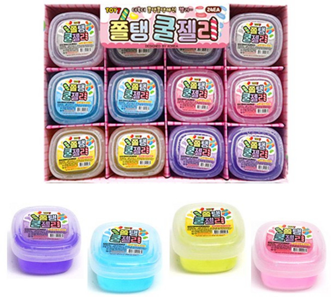 쫄탱 쿨젤리 슬라임 젤리괴물 액괴, 1개