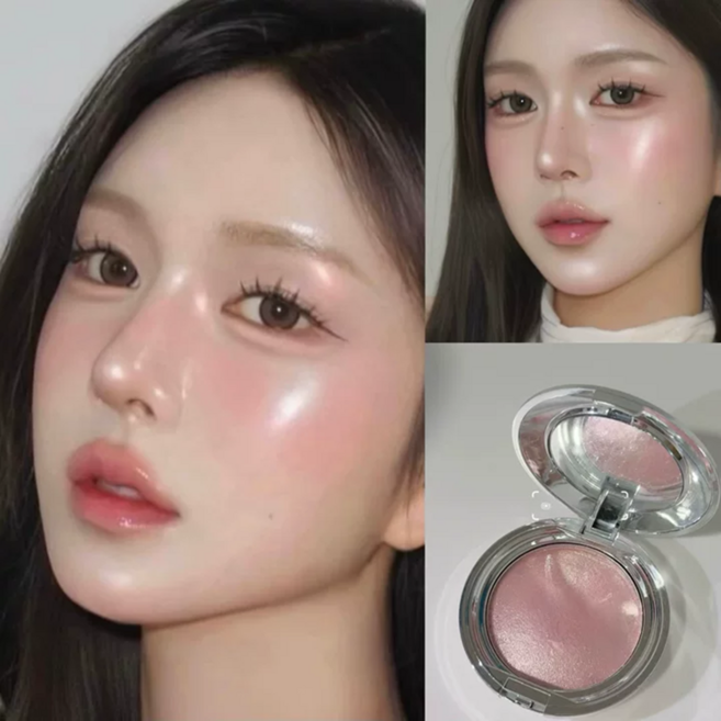 얼굴 하이라이트 하이라이터 코 하이라이트 크림 하이라이트 꺼진얼굴보정 하이라이트 하이라이트 화장품 여성 화장품 하이라이트 얼굴 하이라이트, 1개, 핑크