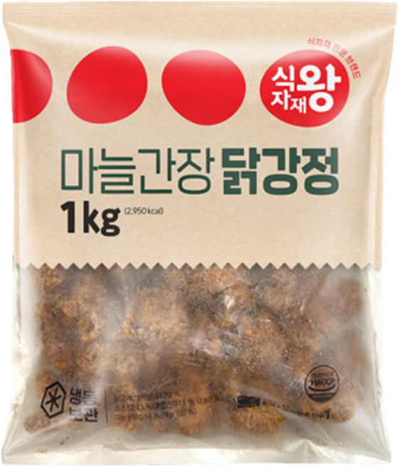 식자재왕 마늘간장 닭강정, 4개, 1kg