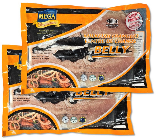 Mega Bangus Belly 2Pack 필리핀 메가 방구스 밸리 2팩, 2개