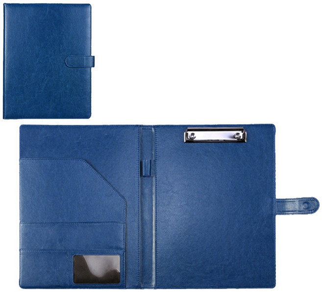 아워리빙 A4 클립보드 계산기 서류파일 결재판, 1개, B타입 블루