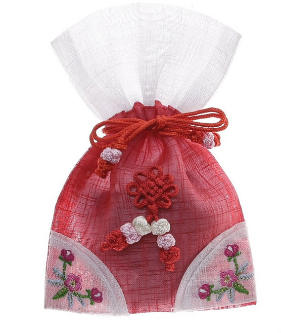 봉봉러브 모시 양각 귀자수 복주머니 63