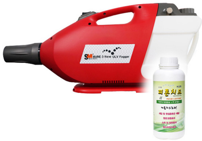 [에스엠뿌레] 초미립자 방역 분사기 뿌레3 New+피톤치드1L, 1세트