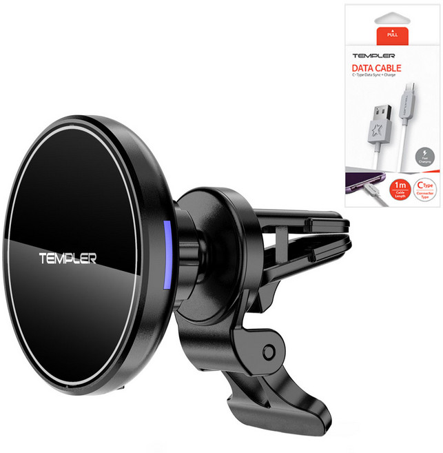 맥세이프 차량용 거치대 15W + C to A 케이블