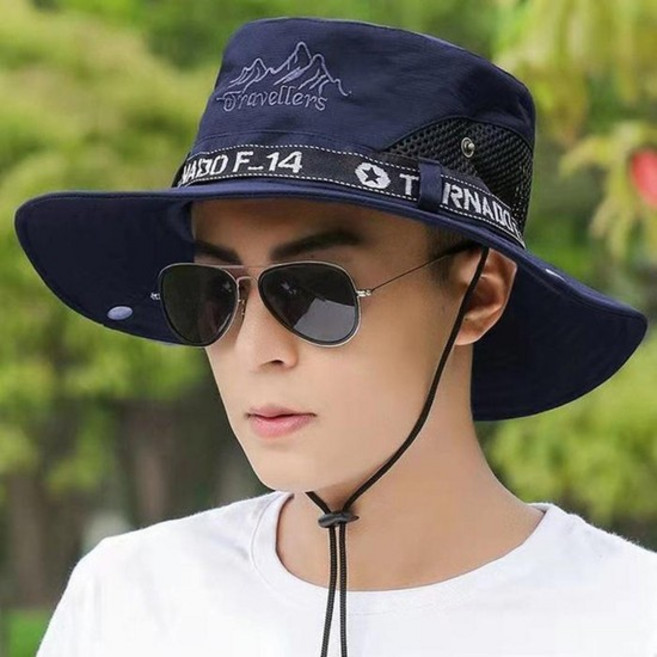 남성 낚시 캠핑 등산 패션 통풍 메쉬 자외선차단 모자, 아이보리／FREE, 본상품선택