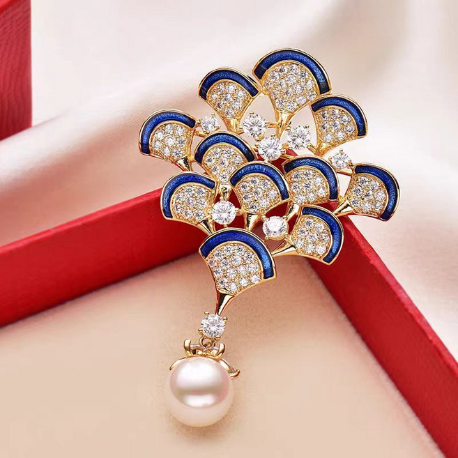 고급 럭셔리 가벼운 브로치 섬세한 럭셔리 여성 코트 치파오 브로치 궁정 우아한 브로치 년 단추 핀