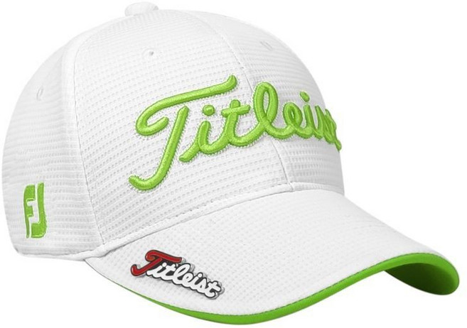 남녀공용 골프 스포츠 모자 야외용 기능성 캡 자외선 차단 + 통기성, p. 흰색과 녹색