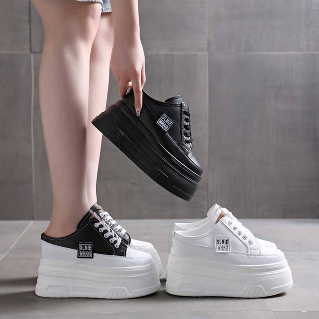 해외사이트 10cm 12cm 14cm 발편한 키높이 통굽 뮬 운동화 슬리퍼 콘서트 스탠딩화 블로퍼