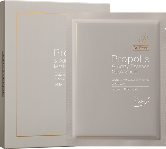 닥터딥 프로폴리스&율무마스크팩 25ml, 10개입, 1개