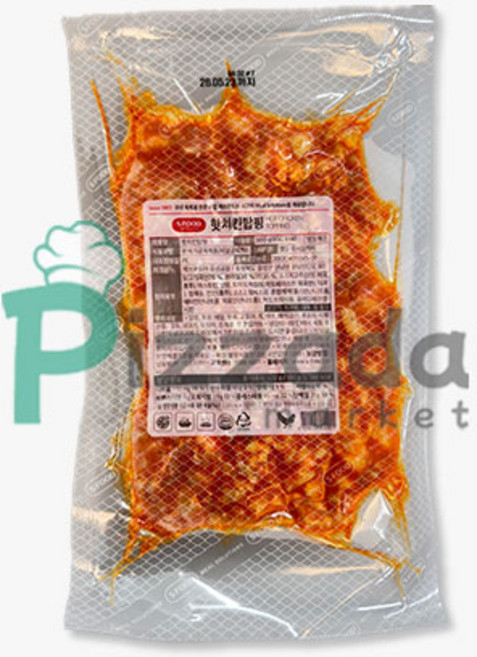 [피자다] 에쓰푸드 핫치킨탑핑, 500g, 1개