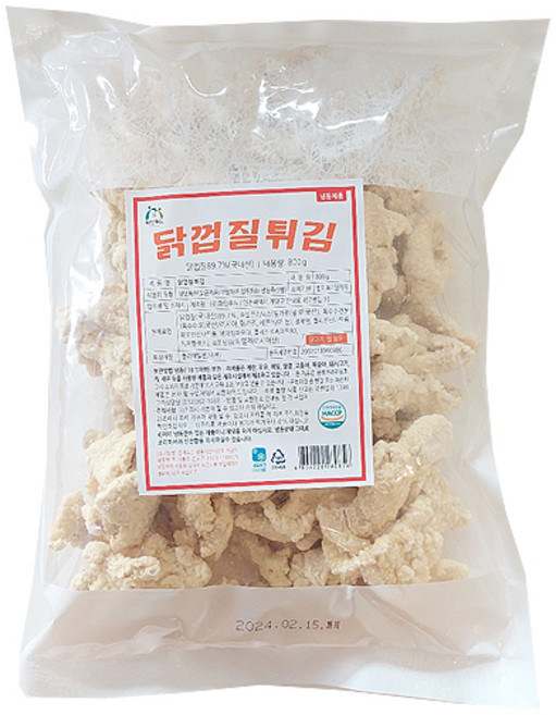닭껍질튀김 800g, 1개