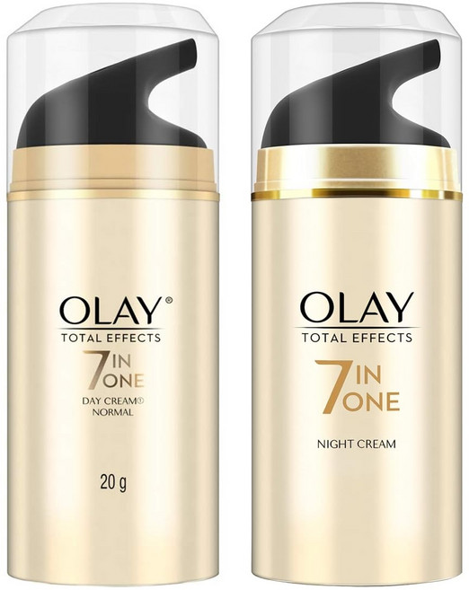 Olay Olay Total Effects 7 in 1 Daily Care Moisturiser Day and Night Cream Set 40 gm