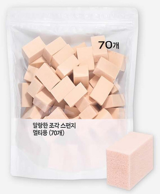필리밀리 말랑한 조각 스펀지 80P, 1개
