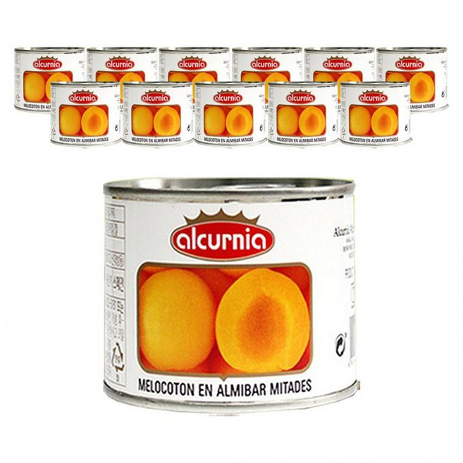 농심 알쿠니아 황도 2절 200gx12캔 복숭아통조림 hit*24528pa, 12개, 200g